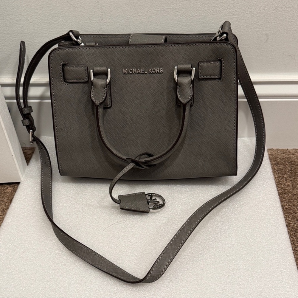 Michael Kors Charcoal Satchel